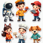 Profession - Sticker Sheet v14